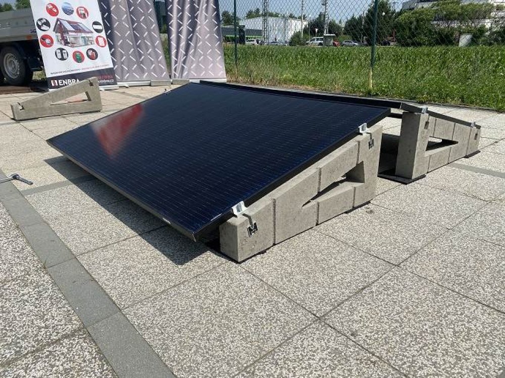 Betonkonstruktion für Photovoltaik-Paneele